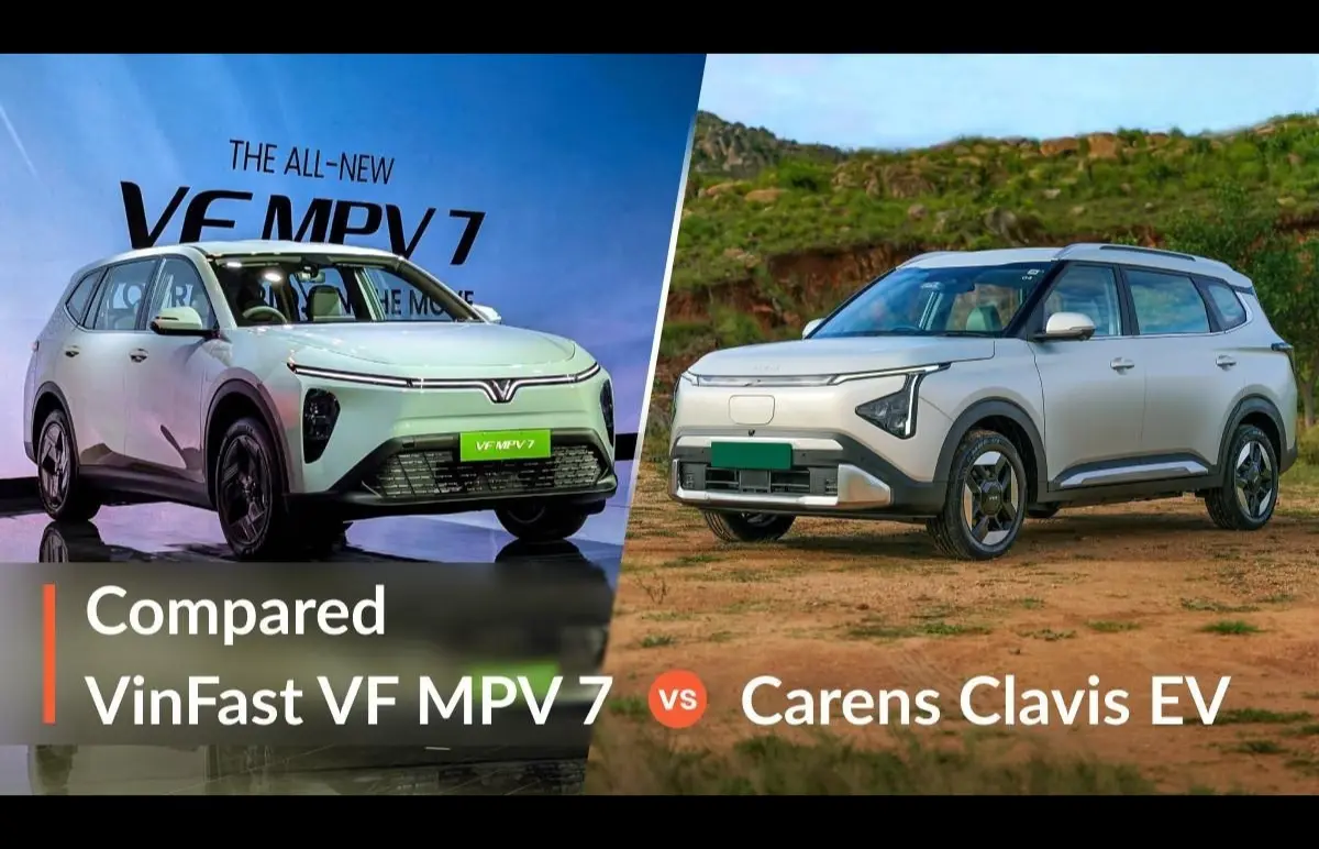 VF MPV 7 vs Carens Clavis EV